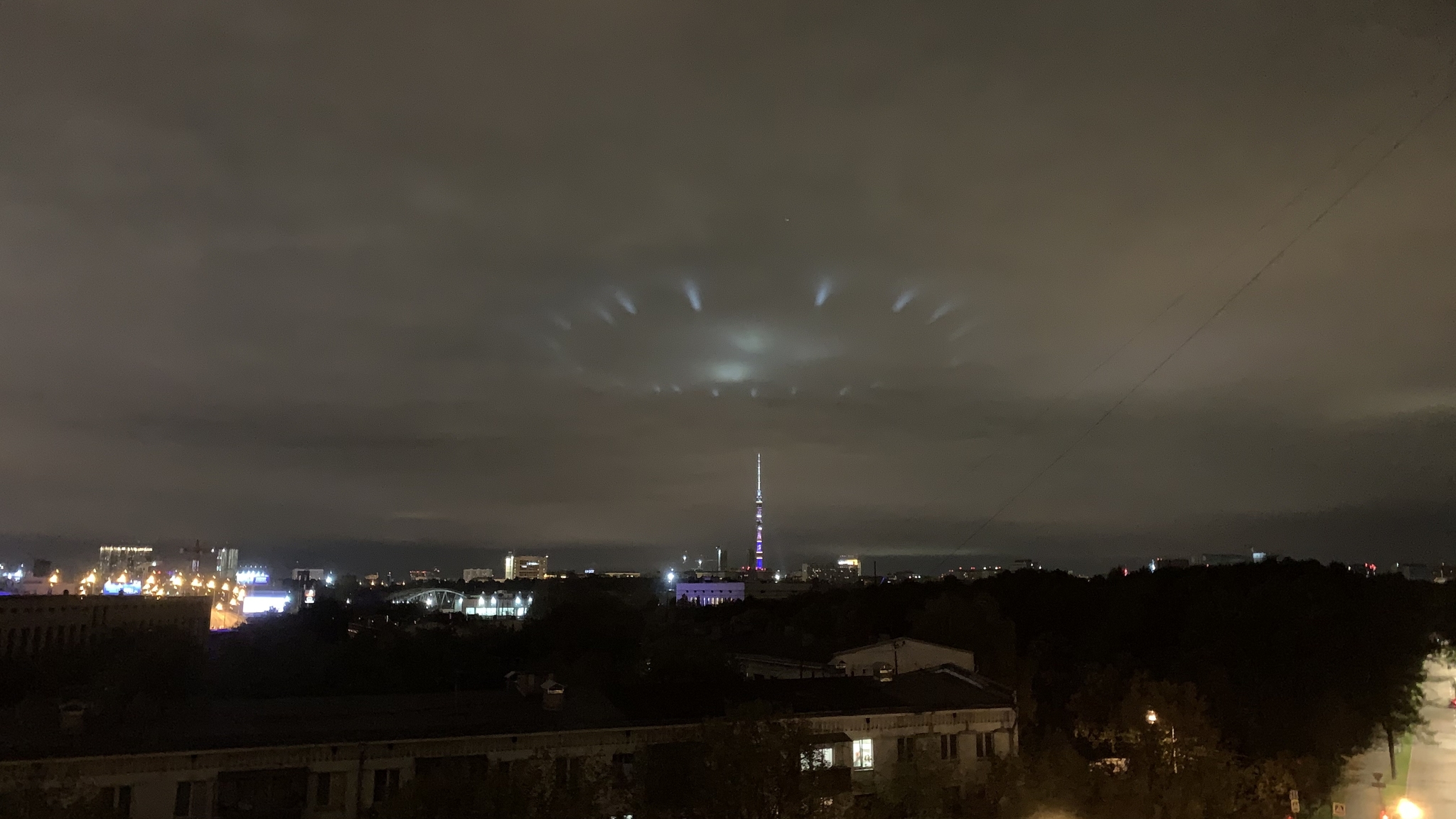 НЛО над Москвой 1992г